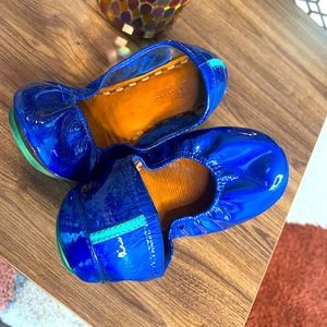 Sapphire Blue Tieks - Size 10